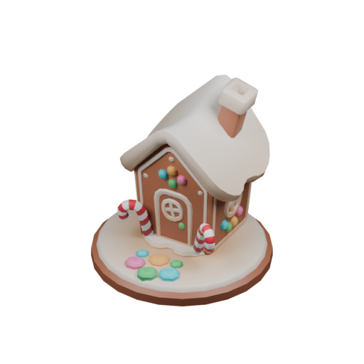 A snowy gingerbread workshop