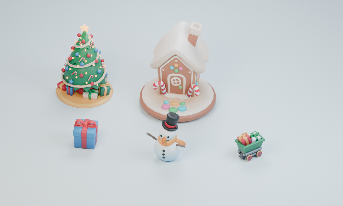 The snowy village, picture B